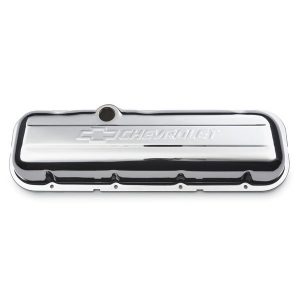 Chrome Short Valve Covers - Chevrolet & Bowtie Logo