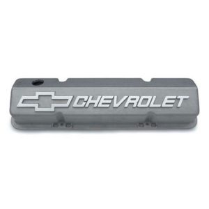 Short Aluminum Valve Covers - Chevrolet & Bowtie Logos