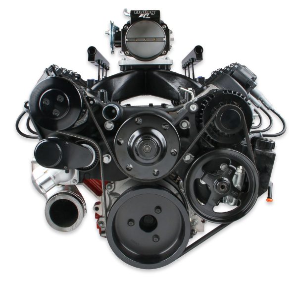 Holley 20-185BK Comp Mid-Mount Accessory System LS-Black - Image 3