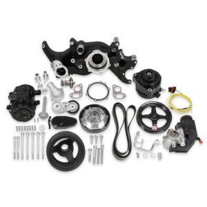 Holley 20-185BK Comp Mid-Mount Accessory System LS-Black