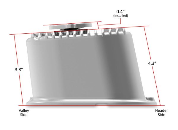 Holley 241-151 Tall M/T Big Block Chevy Valve Covers - Image 3