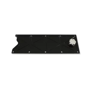 Holley 241-369 Valley Cover Trussed Satn Black W/Oil Fill