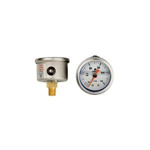 Aeromotive 15632 0 to 15 PSI Fuel Pressure Gauge - Carb