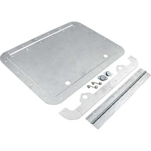 Allstar 18533 Access Panel Kit 10" x 14" Natural Aluminum Fuel Cells, Dry Sump Pump Tanks