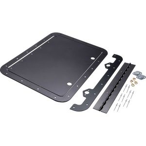 Allstar 18543 Access Panel Kit 10" x 14" Black Aluminum Fuel Cells, Dry Sump Pump Tanks