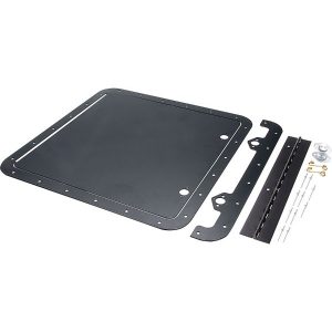 Allstar 18544 Access Panel Kit 14" x 14" Black Aluminum Fuel Cells, Dry Sump Pump Tanks