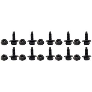 Allstar 18553 3/4" Body Bolt Kit Black 10 Piece 1/4"-20 Thread