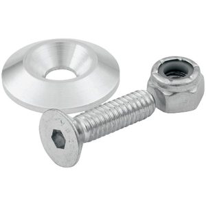 Allstar 18630 Countersunk Bolts #10 with 1" Washer 10 Pack