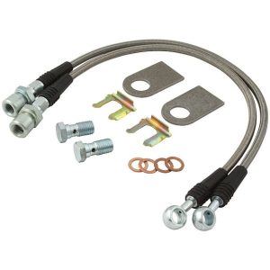 Allstar 42033 DOT Brake Hose Kit Metric Big GM 7/16-20 Bolts