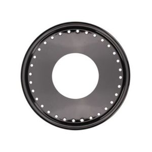 Aero 54-500016 15" MudBuster Black Steel 1-Piece Beadlock Ring & Mud Cover