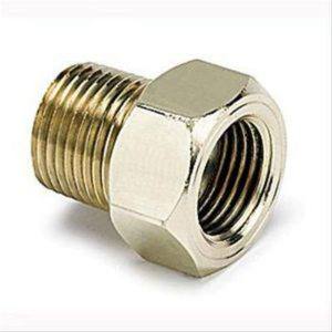 AutoMeter 2263 3/8" NPT Male Brass Probe Adapter Fitting Mechanical Temp Gauge
