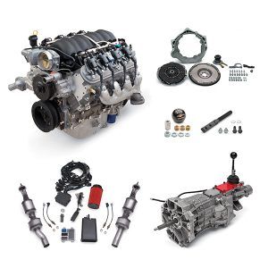 LS3 E-ROD 6.2L Connect & Cruise Powertrain System with T56 Manual Transmission