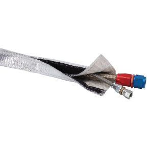 DEI 010457 Aluminized Sleeving Heat Sheath w/ Velcro® 0.5"/3/4" X 3ft