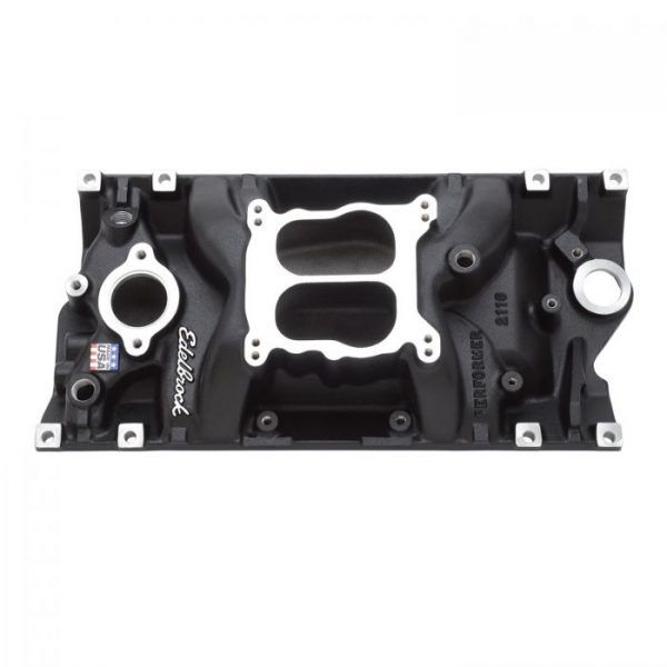 Edelbrock 21163 Performer Intake Manifold 1996-1999 Small Block Chevy 305 350 Vortec Black