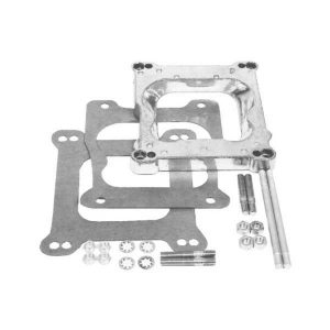 Edelbrock 2692 Aluminum Spread Bore To Square Bore Quadrajet Carburetor Adapter 3/4" Thick