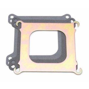 Edelbrock 2732 Square Bore To Spread Bore Carburetor Adapter Plate .100" Thick