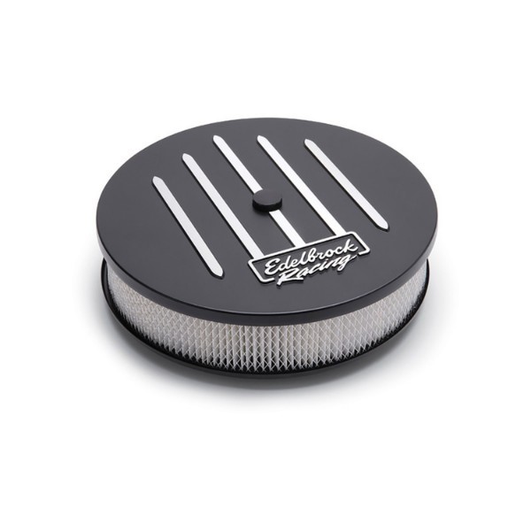 Edelbrock Air Cleaner And Base Racing Series 14 Round Black