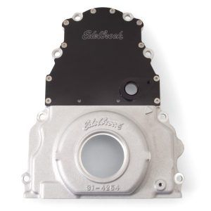 Edelbrock 4255 Aluminum 2-Piece Timing Chain Cover For GM Gen 4 LS-Series Engines