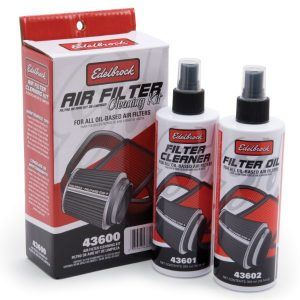 Edelbrock 43600 Air Filter Cleaning Kit Clear Oil