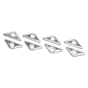 Edelbrock 4427 Valve Covers Hold Down Tab Kit Universal 1/2" Long Chrome