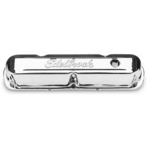 Edelbrock 4495 Signature Series Valve Covers 1965-1991 Chrysler 318-340-360 Chrome