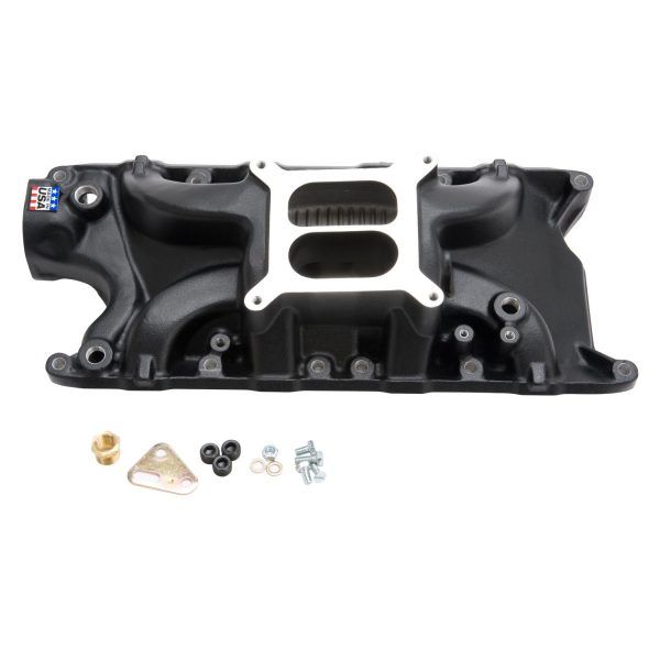 Edelbrock 71213 Performer RPM Intake Manifold 289-302 Small Block Ford Non-EGR - Black