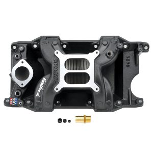 Edelbrock 75763 Performer RPM Air-Gap Intake Manifold Small-Block Chrysler 340-360 - Black