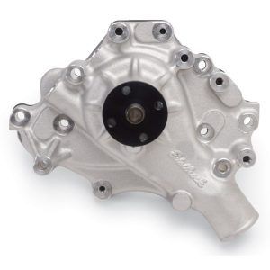 Edelbrock 8843 Victor Aluminum Water Pump 1970-87 Ford 302 & 351W Standard Length Standard Rotation Satin