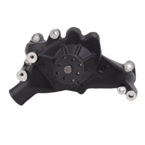 Edelbrock 88513 Victor Series Long Style Aluminum Water Pump 1969-1991 BBC 396-502 Standard Rotation Black