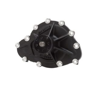 Edelbrock 88563 Victor High-Volume Aluminum Water Pump 1969-1979 Pontiac 389-455 Standard Length & Rotation Black