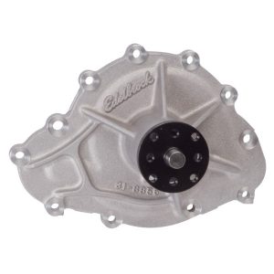 Edelbrock 8856 Victor Series High-Volume Aluminum Water Pump 1969-1979 Pontiac 389-455 Standard Length & Rotation Satin
