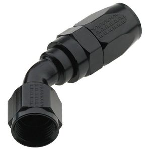 Fragola 224512-BL Fitting #12 45 Degree Pro-Flow Black