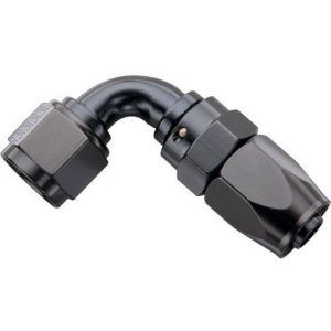 Fragola 229012-BL Fitting #12 90 Degree Pro-Flow Black