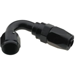 Fragola 231208-BL Fitting #8 120 Degree Pro-Flow Black