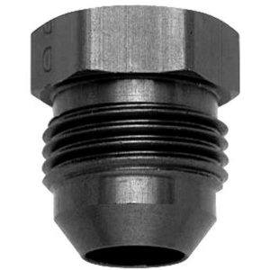 Fragola 480608BL -8 AN Aluminum Hex Head Plug Bushing Black