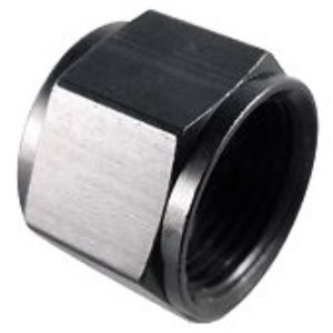Fragola 481808BL -8 AN Aluminum 1/2" Tube Nut Black