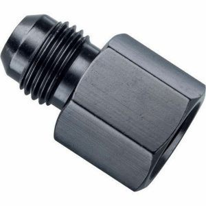 Fragola 491971BL -6 AN Male to 16 mm x 1.50 Female O-Ring Fitting Black