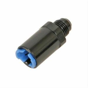 Fragola 491990BL -6 AN to 5/16" SAE Quick Disconnect FI Fitting Return Blac