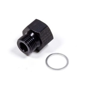 Fragola 493020BL 1/8" FPT to 16 mm x 1.5 LS Temp Adapter Fitting Black