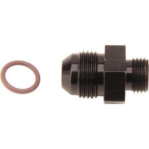 Fragola 495102-BL #8 x 9/16-18 (#6) Radius O-Ring Fitting Black