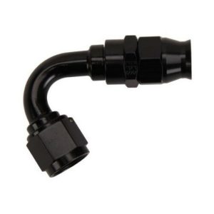Fragola 681206BL -6 AN Real Street 120° Reusable PTFE Hose End Black