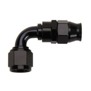 Fragola 689006BL -6 AN Real Street 90° Reusable PTFE Hose End  Black