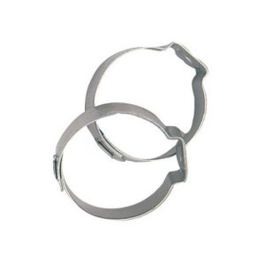 Fragola 999160 -10 AN Stainless Push Lock Hose Clamps Pair
