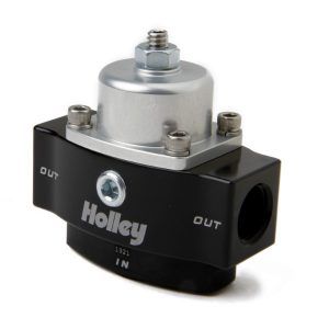 Holley 12-840 Billet Fuel Pressure Regulator Adjustable 4.5-9 Psi 3/8 Npt
