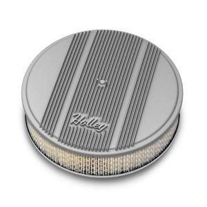 Holley 120-158 Holley Air Cleaner Finned W/ 14X3 Paper Filter Raw