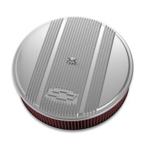 Holley 120-174 Bowtie Air Cleaner Finned 14X3 Premium Pol