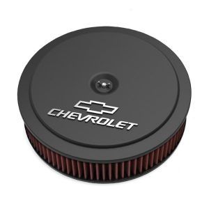 Holley 120-220 GM Muscle Series Air Cleaner Finned 14X3 Premium Black