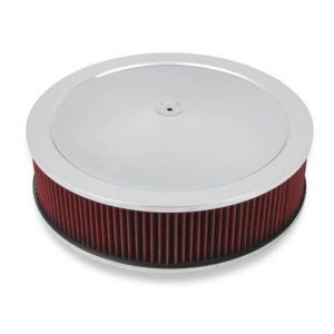 Holley 120-4140 4150 Drop-Base Air Cleaner Chrome W/ Gauze