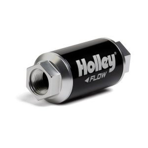 Holley 162-550 Billet Fuel Filter 100 Gph 10 Micron 3/8-Npt