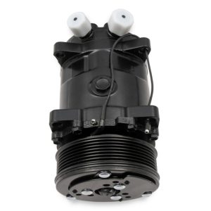 Holley 199-103 AC Sanden 508 Sanden Compressor R-134A Black
